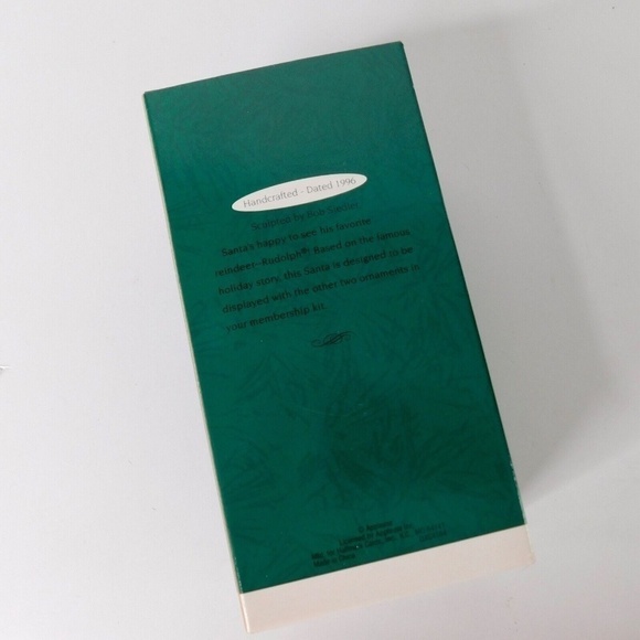 HALLMARK 1996 Vintage Keepsake Ornament Collector’s Club Christmas Santa Member - Picture 10 of 13